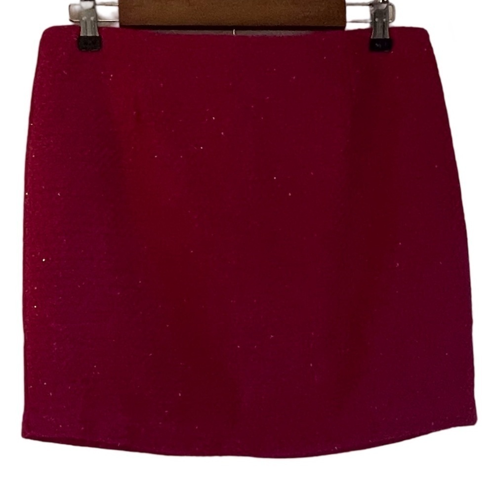 Francesca’s Preppy Pencil Skirt Color Burgundy